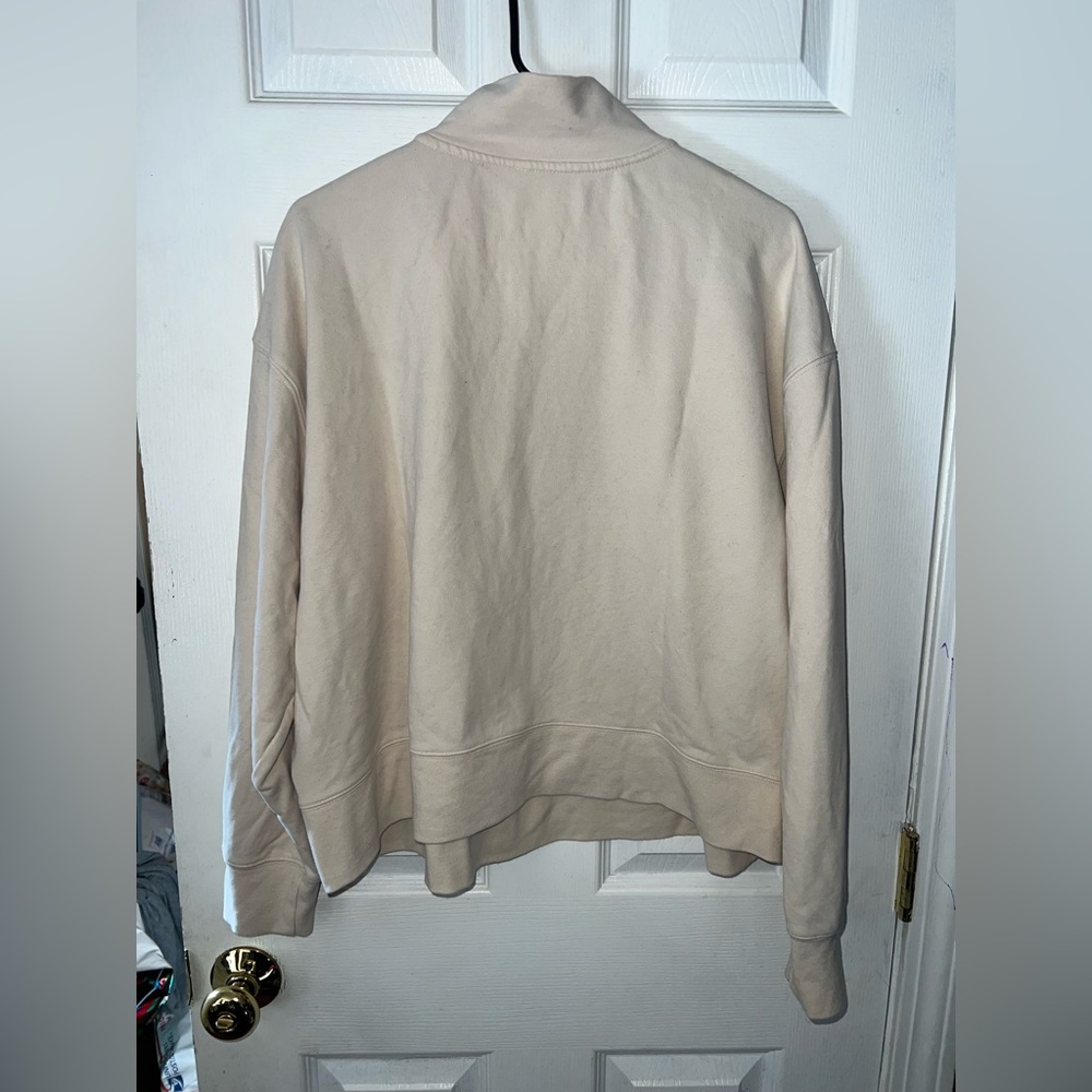 Fabletics Kat Half Zip Pullover In Tapioca Size 1x - image 6